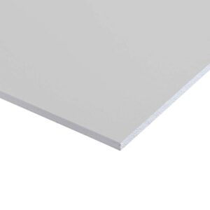 Plastplade grå (folieret) 122 x 244 cm